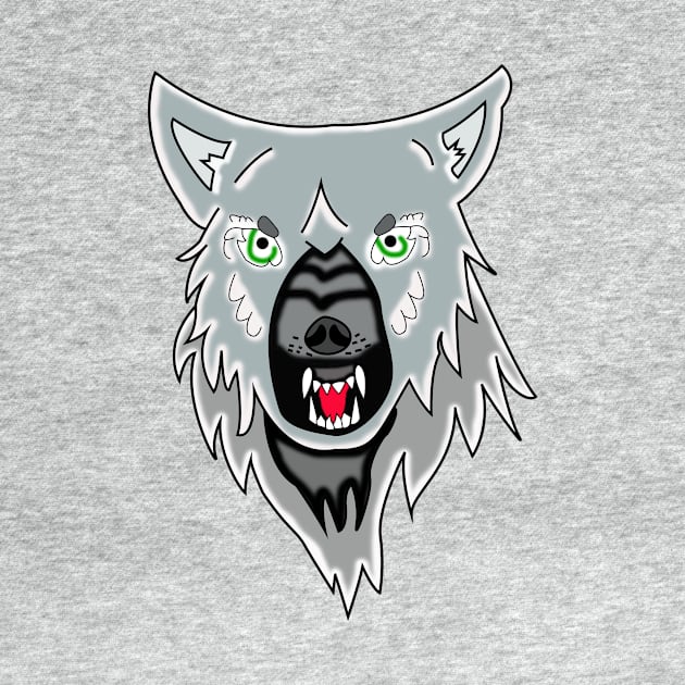 Wolf Head by CuJo's Hangout